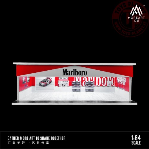 1/64 parking garage marlboro with light MO914107 MOREART DIORAMI