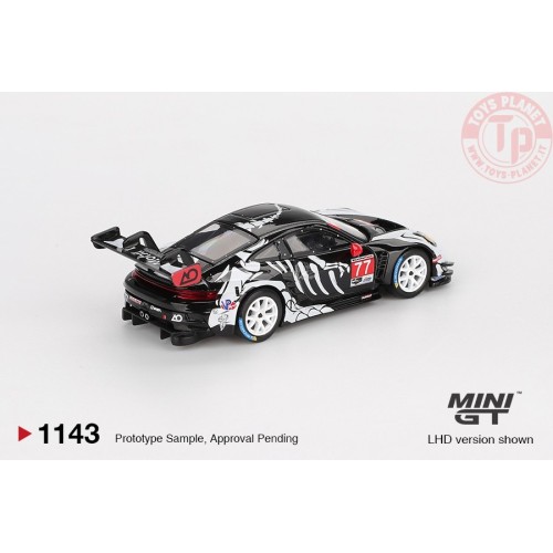 1:64 PORSCHE 911 (992) GT3 R n77 GTD PRO AO RACING PETIT LE MANS 2025 MGT01143-L MINI GT