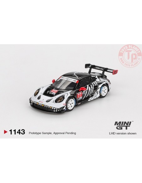 1:64 PORSCHE 911 (992) GT3 R n77 GTD PRO AO RACING PETIT LE MANS 2025 MGT01143-L MINI GT