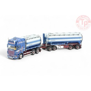 Scania 4-serie Topline Zweedse silo combinatie Linghems TEKNO 86462 TEKNO
