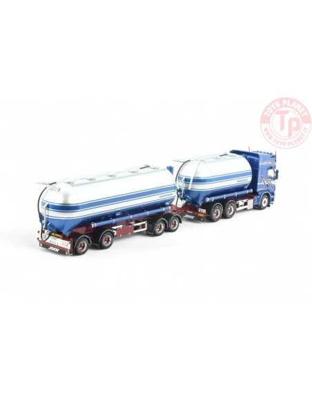 Scania 4-serie Topline Zweedse silo combinatie Linghems TEKNO 86462 TEKNO Scania 4-serie Topline Zweedse silo combinatie Linghems TEKNO 86462 TEKNO