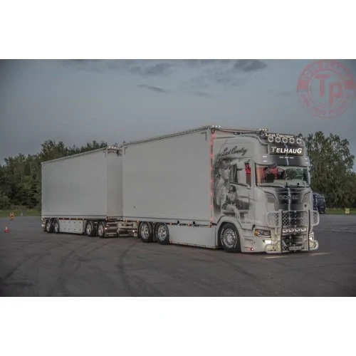 Scania Next Gen Highline wood chip combo Telhaug TEKNO 85554 TEKNO