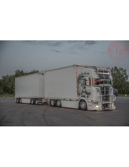 Scania Next Gen Highline wood chip combo Telhaug TEKNO 85554 TEKNO Scania Next Gen Highline wood chip combo Telhaug TEKNO 85554 TEKNO
