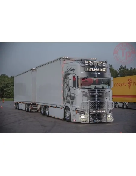 Scania Next Gen Highline wood chip combo Telhaug TEKNO 85554 TEKNO Scania Next Gen Highline wood chip combo Telhaug TEKNO 85554 TEKNO