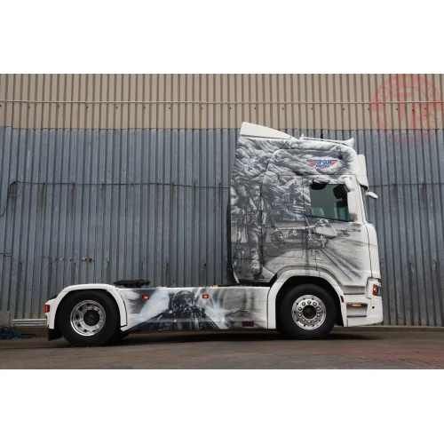 Scania Next Gen R-serie Highline met 3-assige tankoplegger Repinski TEKNO 86346 TEKNO