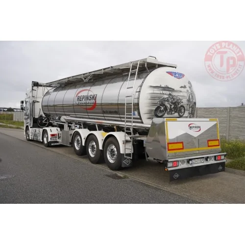 Scania Next Gen R-serie Highline met 3-assige tankoplegger Repinski TEKNO 86346 TEKNO