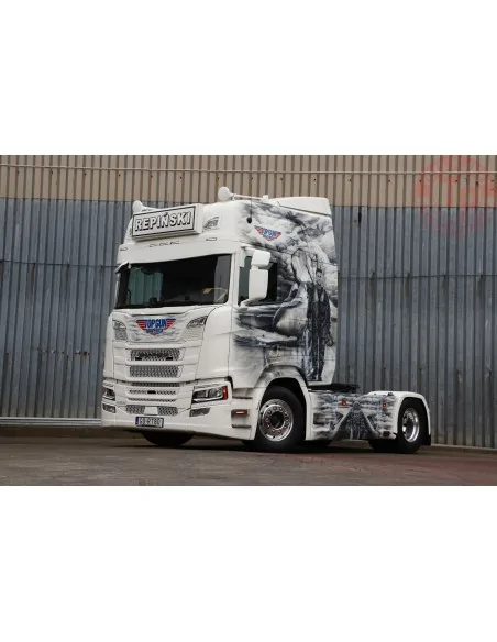 Scania Next Gen R-serie Highline met 3-assige tankoplegger Repinski TEKNO 86346 TEKNO Scania Next Gen R-serie Highline met 3-assige tankoplegger Repinski TEKNO 86346 TEKNO