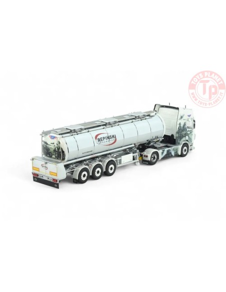 Scania Next Gen R-serie Highline met 3-assige tankoplegger Repinski TEKNO 86346 TEKNO Scania Next Gen R-serie Highline met 3-assige tankoplegger Repinski TEKNO 86346 TEKNO