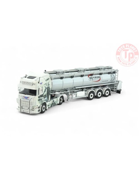 Scania Next Gen R-serie Highline met 3-assige tankoplegger Repinski TEKNO 86346 TEKNO