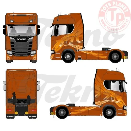 Scania Next Gen Highline 4x2 Scania Fire TEKNO 86817 TEKNO