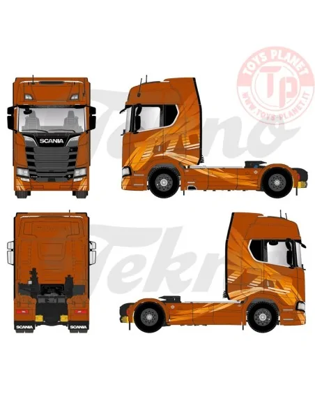 Scania Next Gen Highline 4x2 Scania Fire TEKNO 86817 TEKNO Scania Next Gen Highline 4x2 Scania Fire TEKNO 86817 TEKNO