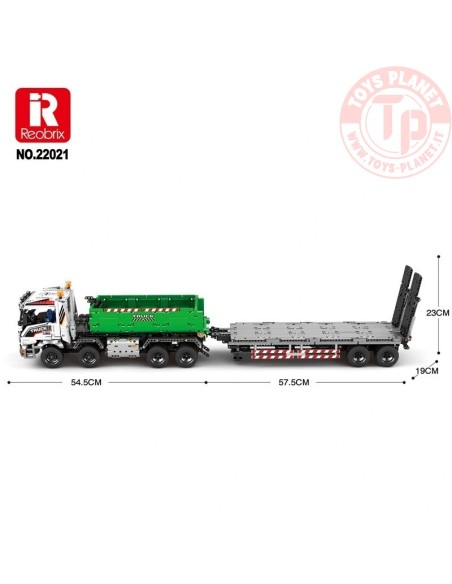 Camion Con Rimorchio (2950pcs) REOBRIX 22021 REOBRIX Camion Con Rimorchio (2950pcs) REOBRIX 22021 REOBRIX