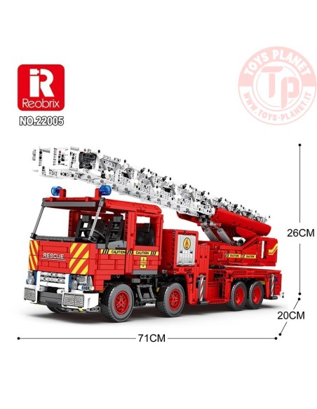 Autoscala pompieri (3266pcs) REOBRIX 22005 REOBRIX Autoscala pompieri (3266pcs) REOBRIX 22005 REOBRIX