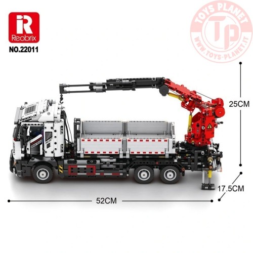 Camion Gru Telecomandato (2328pcs) REOBRIX 22011 REOBRIX