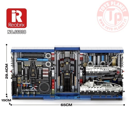 Fabbrica Sottomarino (3372pcs) REOBRIX 66038 REOBRIX