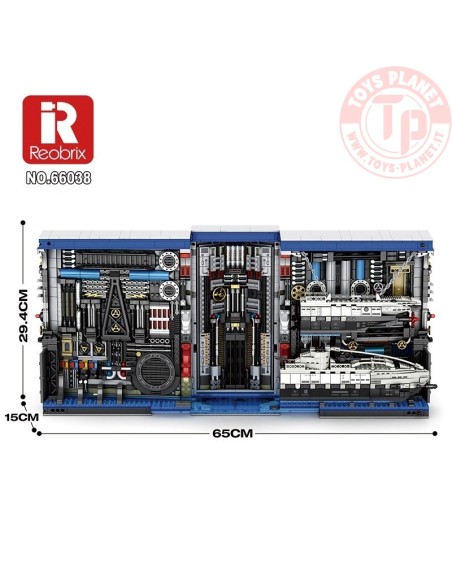 Fabbrica Sottomarino (3372pcs) REOBRIX 66038 REOBRIX