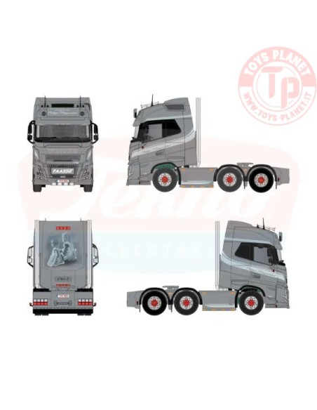 Volvo FH Aero Globetrotter 6x2 Phillipe Muysewinkel TEKNO 90178 TEKNO Volvo FH Aero Globetrotter 6x2 Phillipe Muysewinkel TEKNO 90178 TEKNO