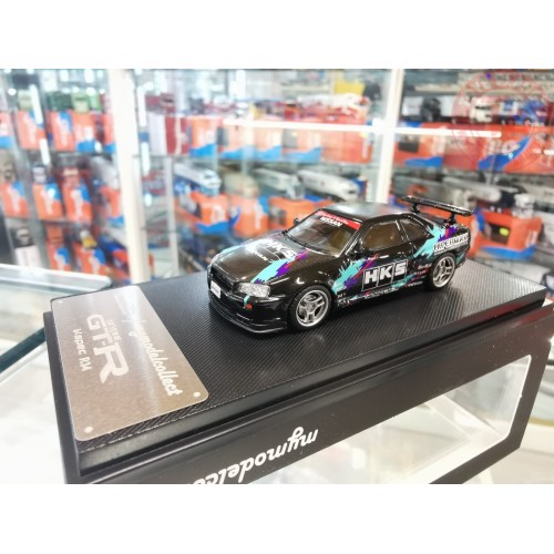 1/64 NISSAN SKYLINE GT-R R34 V-SPEC HKS MC640009B MODELCOLLECT