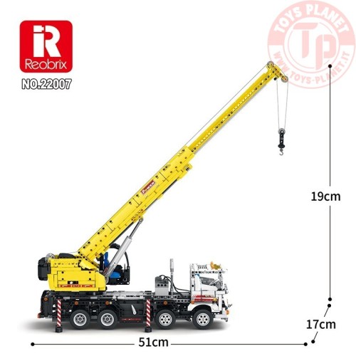 Autogru Radiocomandata (2206pcs) REOBRIX 22007 REOBRIX