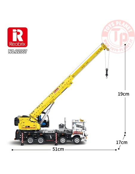 Autogru Radiocomandata (2206pcs) REOBRIX 22007 REOBRIX Autogru Radiocomandata (2206pcs) REOBRIX 22007 REOBRIX