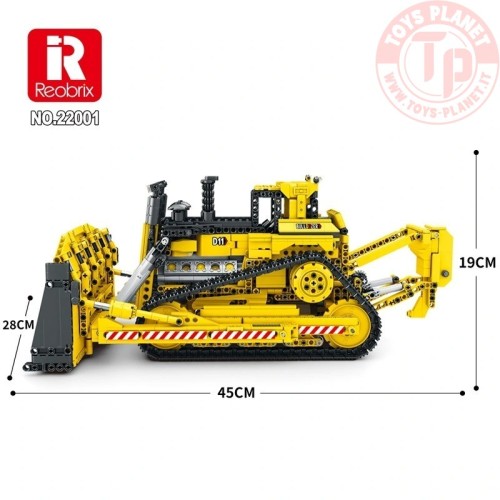 Dozer Cingolato Radiocomandato (1988pcs) REOBRIX 22001 REOBRIX