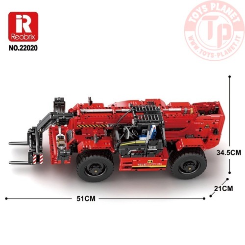 Sollevatore Telescopico Radiocomandato (2260pcs) REOBRIX 22020 REOBRIX