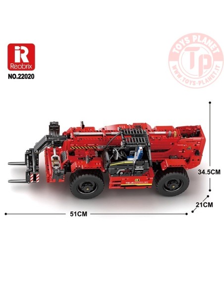 Sollevatore Telescopico Radiocomandato (2260pcs) REOBRIX 22020 REOBRIX Sollevatore Telescopico Radiocomandato (2260pcs) REOBRIX 22020 REOBRIX