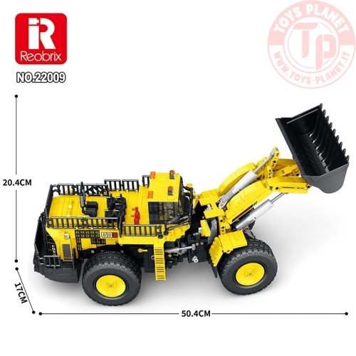 Pala Gommata Radiocomandata (1876pcs) REOBRIX 22009 REOBRIX