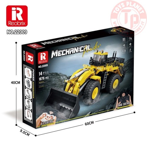 Pala Gommata Radiocomandata (1876pcs) REOBRIX 22009 REOBRIX