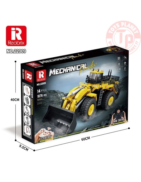 Pala Gommata Radiocomandata (1876pcs) REOBRIX 22009 REOBRIX