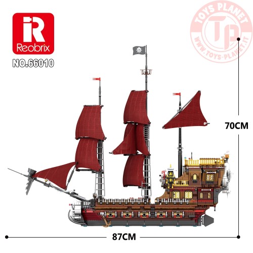 Galeone Pirati (3066pcs) REOBRIX 66010 REOBRIX
