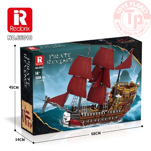 Galeone Pirati (3066pcs) REOBRIX 66010 REOBRIX