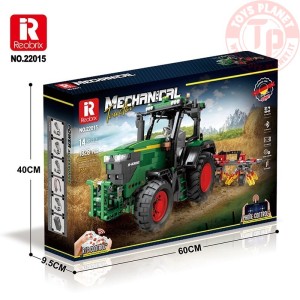 Trattore Radiocomandato con voltafieno (1828pcs) REOBRIX 22015 REOBRIX