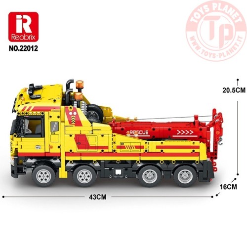 Carroattrezzi Radiocomandato (1910pcs) REOBRIX 22012 REOBRIX