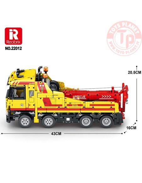 Carroattrezzi Radiocomandato (1910pcs) REOBRIX 22012 REOBRIX Carroattrezzi Radiocomandato (1910pcs) REOBRIX 22012 REOBRIX
