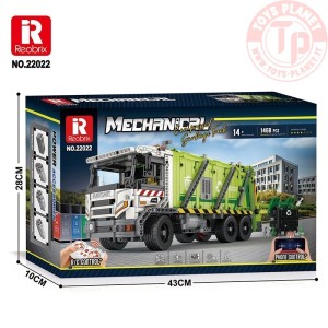 Camion Rifiuti Radiocomandato (1468pcs) REOBRIX 22022 REOBRIX