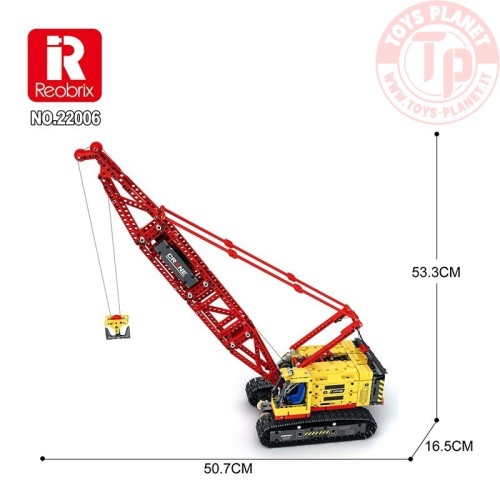 Gru Cingolata Radiocomandata (1322pcs) REOBRIX 22006 REOBRIX