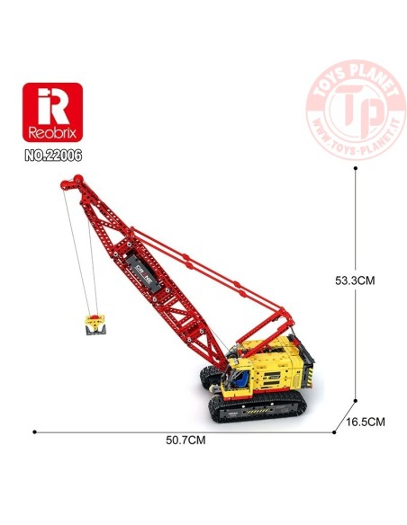 Gru Cingolata Radiocomandata (1322pcs) REOBRIX 22006 REOBRIX