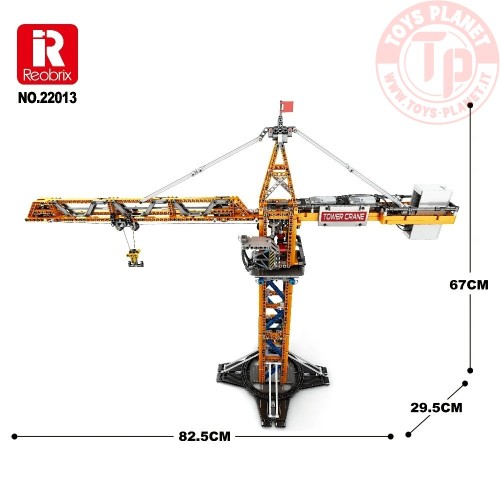 Gru a Torre Radiocomandata (1288pcs) REOBRIX 22013 REOBRIX