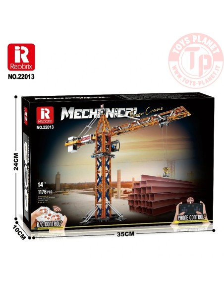 Gru a Torre Radiocomandata (1288pcs) REOBRIX 22013 REOBRIX