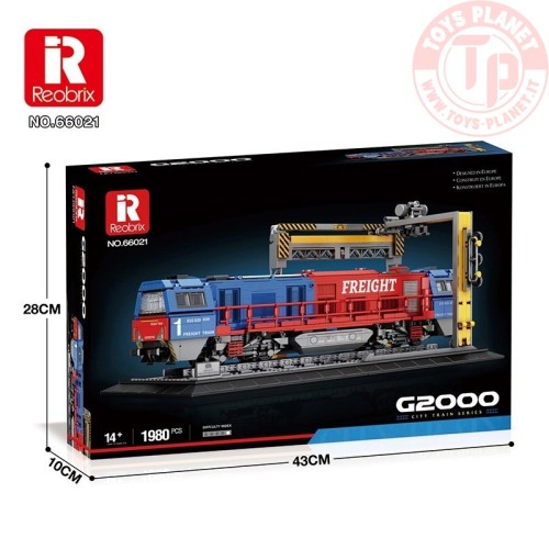 Train G2000 (1980pcs) REOBRIX 66021A REOBRIX