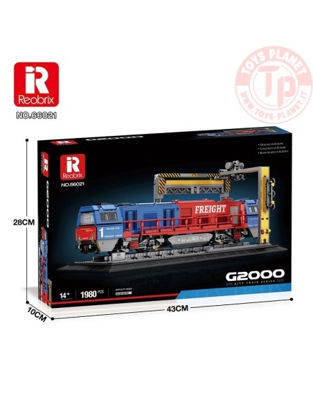 Train G2000 (1980pcs) REOBRIX 66021A REOBRIX