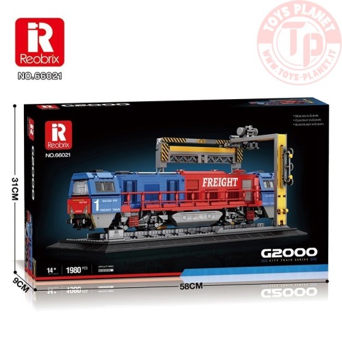Train G2000 (1980pcs) REOBRIX 66021A REOBRIX