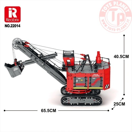 Escavatore Miniera Radiocomandato (2968pcs) REOBRIX 22014 REOBRIX
