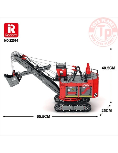 Escavatore Miniera Radiocomandato (2968pcs) REOBRIX 22014 REOBRIX