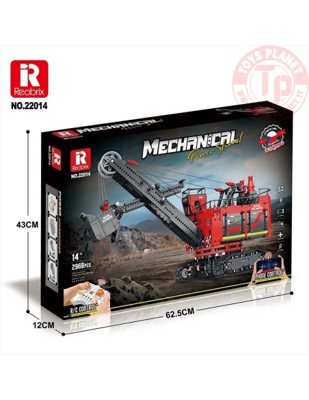 Escavatore Miniera Radiocomandato (2968pcs) REOBRIX 22014 REOBRIX