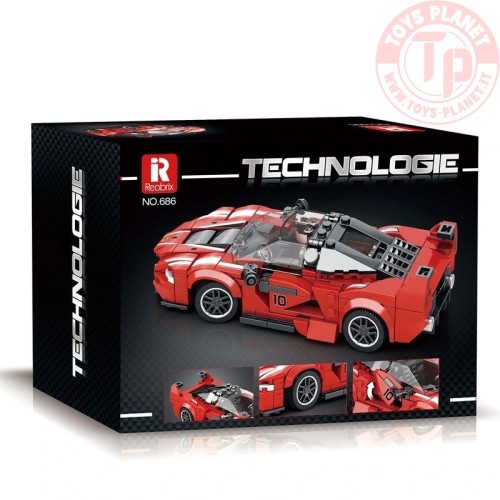 Auto da Corsa Rossa (392pcs) REOBRIX 686 REOBRIX