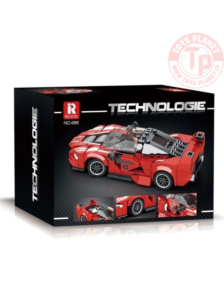 Auto da Corsa Rossa (392pcs) REOBRIX 686 REOBRIX Auto da Corsa Rossa (392pcs) REOBRIX 686 REOBRIX