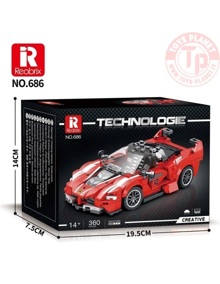 Auto da Corsa Rossa (392pcs) REOBRIX 686 REOBRIX