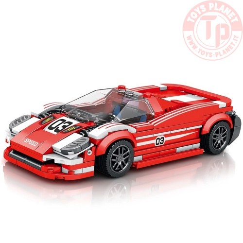 Auto da Corsa Rossa e Bianca (355pcs) REOBRIX 680 REOBRIX